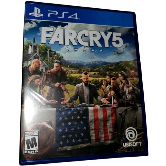 Far Cry 5 For PS4 Ubisoft Action Adventure Game Still in‎ Shrink Wrap - Picture 1 of 3
